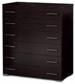 Intrahome Συρταριέρα με 6 συρτάρια σε χρώμα βέγγε 90x45x108 Intrahomesa-00652618