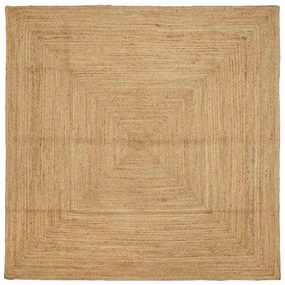 vidaXL Χαλί Μπεζ 200 x 200 cm Γιούτα