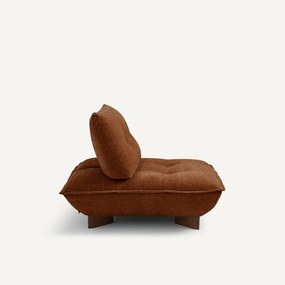 Πολυθρόνα modulable από βελούδο chenille, Kaori