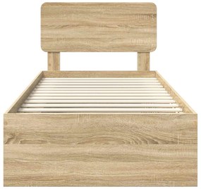 vidaXL Σκελετός Κρεβατιού Σονόμα 100 x 200 cm Στερεά ξυλεία πεύκου