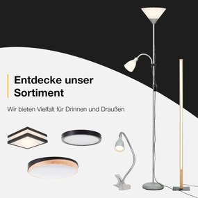 Απλίκες τοίχου Brilliant Λευκό Μέταλλο Πλαστική ύλη 15 W 60 W E27