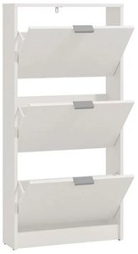 Παπουτσοθήκη Base 13 Λευκό 58x18x119 εκ. 58x18x119 εκ.