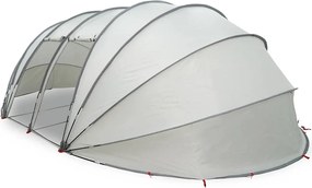 vidaXL Σκηνή πισίνας τύπου θόλου 538 x 440 x 204 εκ. Γκρι