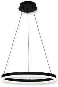 Κρεμαστό Φωτιστικό Οροφής D88059/1 Ακρυλικό LED 3000K-6000K Sunlight-D88059/1-BK-Μαύρο D88059/1-BK