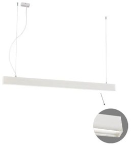 Γραμμικό Κρεμαστό L1700 3000K Λευκό Microprismatic Ciba 3916-00170-3-W-M-N Viokef 3916-00170-3-W-M-N Λευκό