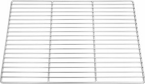 vidaXL Σχάρα ψησίματος Ασημί 50 x 35 cm Ανοξείδωτο ατσάλι