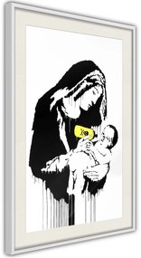 Αφίσα - Banksy: Toxic Mary - 30x45 - Μαύρο - Με πασπαρτού