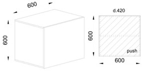 LOVIS ΣΥΝΘΕΤΟ SONOMA 240x42xH200cm - 05-0749