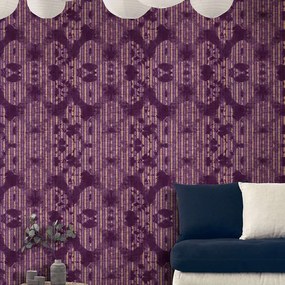 Ταπετσαρία Washed Shibori Burgund WP20395 Purple-Gold MindTheGap 52x300cm