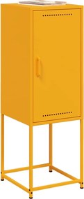 vidaXL Ντουλάπι Μουσταρδί 36x39x107 εκ. από Ατσάλι