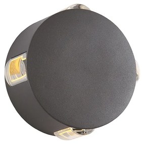 LED HP WALL LUMINAIRE 5W 170LM 15° 230V AC 3.000K DARK GREY CRI80 IP54 30.000HRS - LG2621G