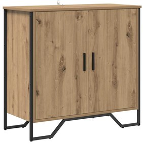 vidaXL Πλαϊνό γραφείο artisan δρυς 78 x 35.5 x 74.5 εκ.