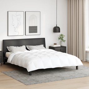 vidaXL Κουβέρτες & Παπλώματα Λευκό 240 x 220 εκ. Πούπουλο