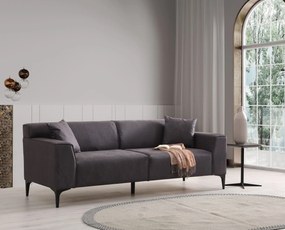 3-Seat Sofa New Petra 3 - Anthracite Anthracite