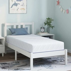 vidaXL Στρώμα Λευκό, Μπλε 80 x 160 cm Pěna