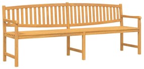 vidaXL Παγκάκι Κήπου 228 x 59,5 x 90 εκ. από Μασίφ Ξύλο Teak