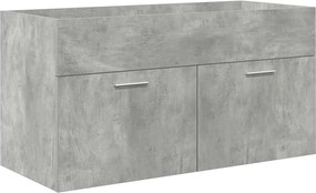 vidaXL Ντουλάπι νιπτήρα μπάνιου με ενσωματωμένη λεκάνη και βρύση