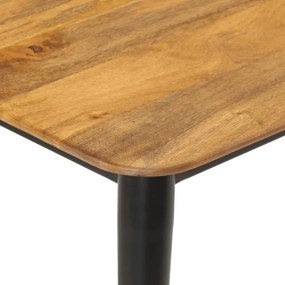 vidaXL Τραπεζάκι Σαλονιού 110 x 50 x 40 εκ. Μασίφ Ξύλο Μάνγκο &amp; Σίδερο