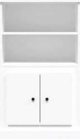 vidaXL Ντουλάπι Λευκό 60 x 35,5 x 103,5 εκ. από Επεξεργασμένο Ξύλο