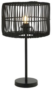 Φωτιστικό Επιτραπέζιο 20238 1xE27 Max 40W Rattan Black Rattan