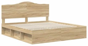 vidaXL Σκελετός Κρεβατιού Σονόμα 180 x 200 cm Στερεά ξυλεία πεύκου