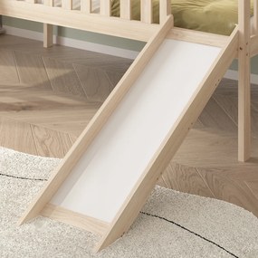 ΚΡΕΒΑΤΙ ΠΑΙΔΙΚΟ ΤΣΟΥΛΗΘΡΑ PHYLLIS HM21310 ΠΕΥΚΟ ΣΕ ΦΥΣΙΚΟ--ΜΕ ΣΤΡΩΜΑ 90x190εκ