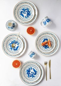 Service Plate Set (6 Pieces) DNR0052 Multicolor