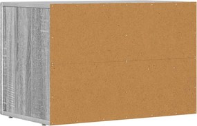 vidaXL Ντουλάπι TV ELST 60 x 35 x 40 εκ. Γκρίζο Σονομα