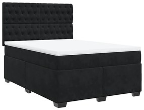 ΚΡΕΒΑΤΙ BOXSPRING ΜΕ ΣΤΡΩΜΑ ΜΑΥΡΟ 160X200 ΕΚ. ΒΕΛΟΥΔΙΝΟ 3293262