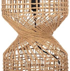 Φωτιστικό Δαπέδου C4359 Μέταλλο - Paper Rope σε Καφέ Φ25x78,5Υεκ. 25x25x78.5 εκ.