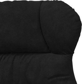vidaXL Πολυθρόνα Μαύρο 69 x 74 x 93 εκ. Βελούδο