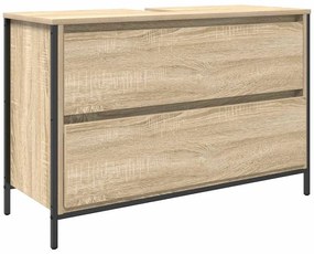 vidaXL Σετ Επίπλων Μπάνιου 3 pcs Δρύς Sonoma Επεξεργασμένο ξύλο