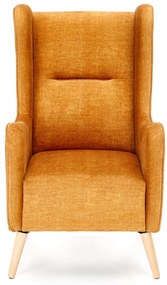 CHESTER leisure chair, color: honey (fabric 9. Amber) DIOMMI V-PL-CHESTER_2-FOT-MIODOWY