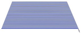 Τεντόπανο Ανταλλακτικό Μπλε / Λευκό 4,5 x 3,5 μ. - Μπλε