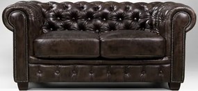 Καναπές Chesterfield Queen Διθέσιος-Καφέ