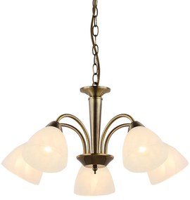 Φωτιστικό Οροφής Πολύφωτο Aca Byron DLX7395BR Bronze