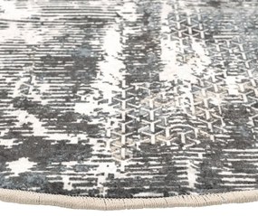 vidaXL Χαλί Πλενόμενο Αντιολισθητικό Πολύχρωμο Ø 120 εκ.