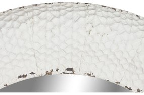 Τοίχο καθρέφτη Home ESPRIT Λευκό 84 X 6 X 84 CM