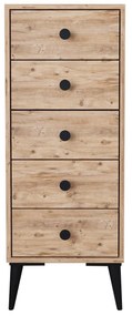 Συρταριέρα AMARI Δρυς Μοριοσανίδα 43x43x114cm