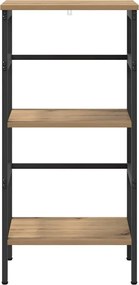 vidaXL Ράφι Βιβλίων 2 επιπέδων 40 x 29,5 x 81 εκ Επεξεργασμένο ξύλο