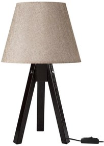 Επιτραπέζιο φωτιστικό Adeck Ε27 καφέ - μπεζ Φ25x45 εκ. 25x25x45 εκ.