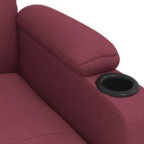 vidaXL Πολυθρόνα Ανακλινόμενη Μπορντό Υφασμάτινη