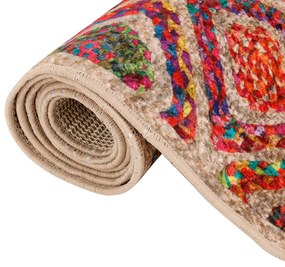 vidaXL Χαλί Πλενόμενο Πολύχρωμο 120 x 180 εκ.