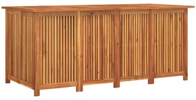 vidaXL Μπαούλο Αποθήκευσης Κήπου 200x80x75 εκ. από Μασίφ Ξύλο Ακακίας