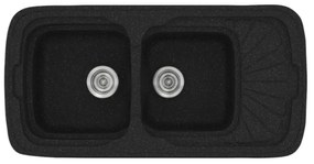 Sanitec Classic 304 Granite Black Νεροχύτης