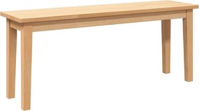 Πάγκος vidaXL 110 cm μασίφ ξύλο καουτσούκ