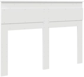 vidaXL Κεφαλάρι με κεφαλάρι Λευκό 140 cm Επεξεργασμένο ξύλο