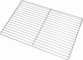 vidaXL Σχάρα ψησίματος 47 x 32,5 εκ Ανοξείδωτο Ατσάλι Ασημί