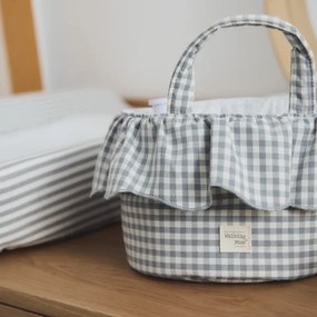 Καλάθι Οργάνωσης Praline Vichy Matcha Walking Mum 22x16x22 εκ.