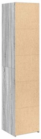 vidaXL Ντουλάπι Γκρι Sonoma 40x41x185 εκ. Επεξεργασμένο Ξύλο